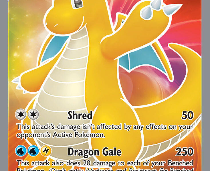 Dragonite V Pokemon Kaart