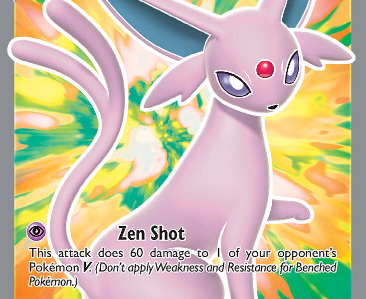 Espeon V Pokemon Kaart