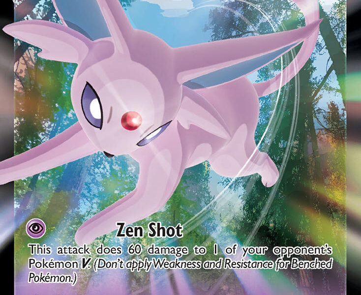 Espeon V Pokemon Kaart