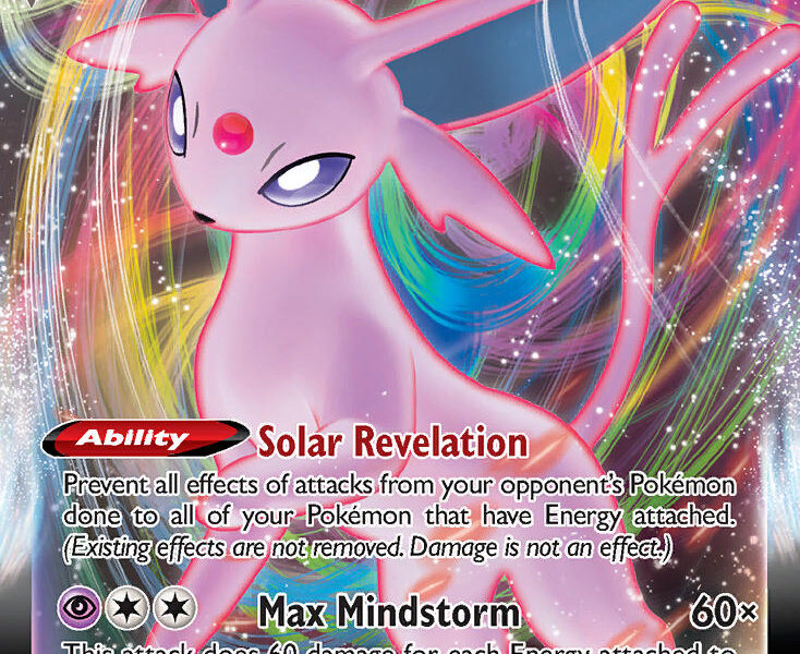 Espeon VMAX Pokemon Kaart