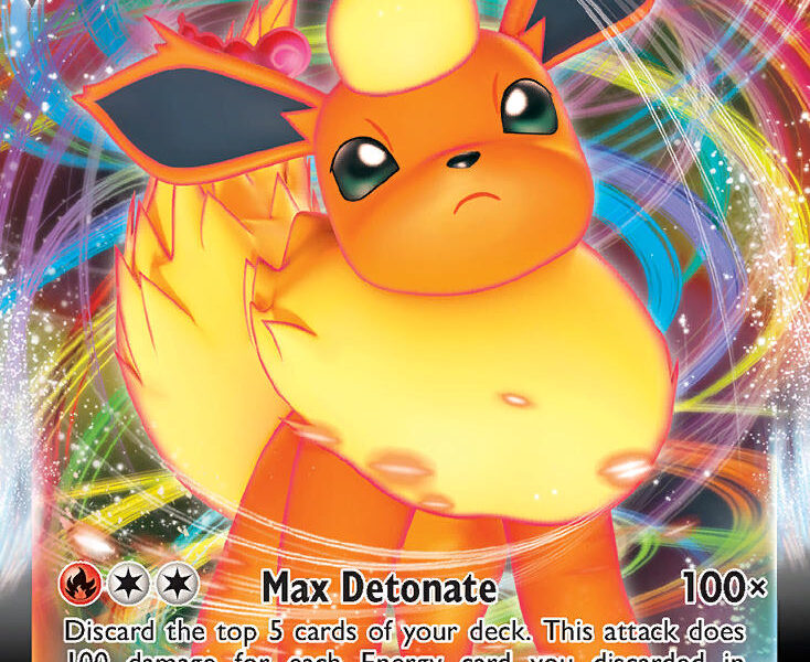 Flareon VMAX Pokemon Kaart