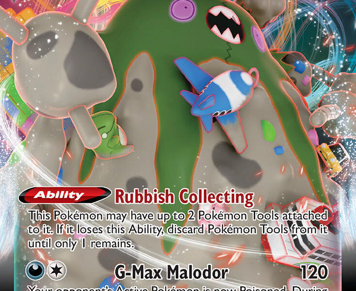 Garbodor VMAX Pokemon Kaart