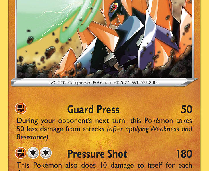 Gigalith Pokemon Kaart