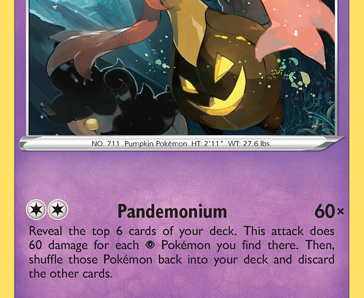 Gourgeist Pokemon Kaart