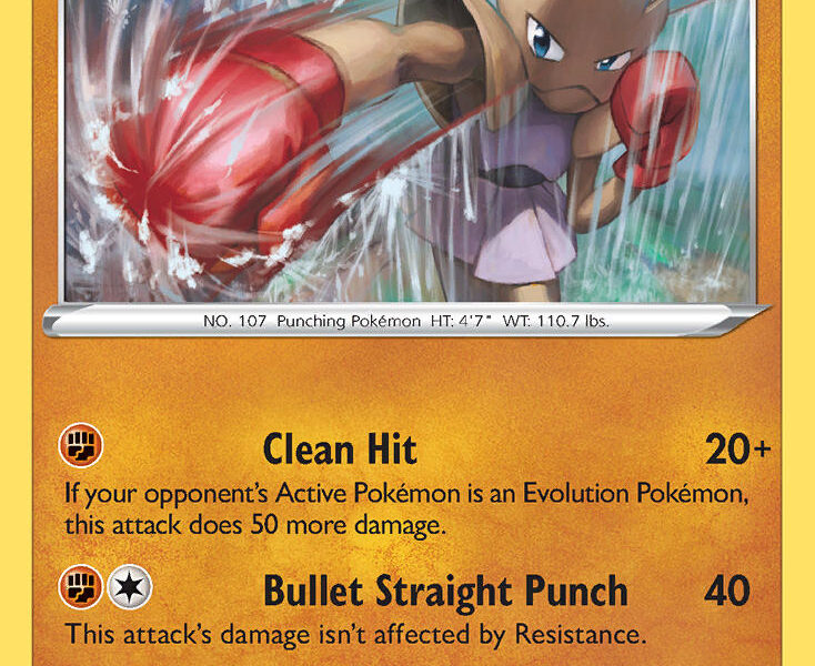 Hitmonchan Pokemon Kaart