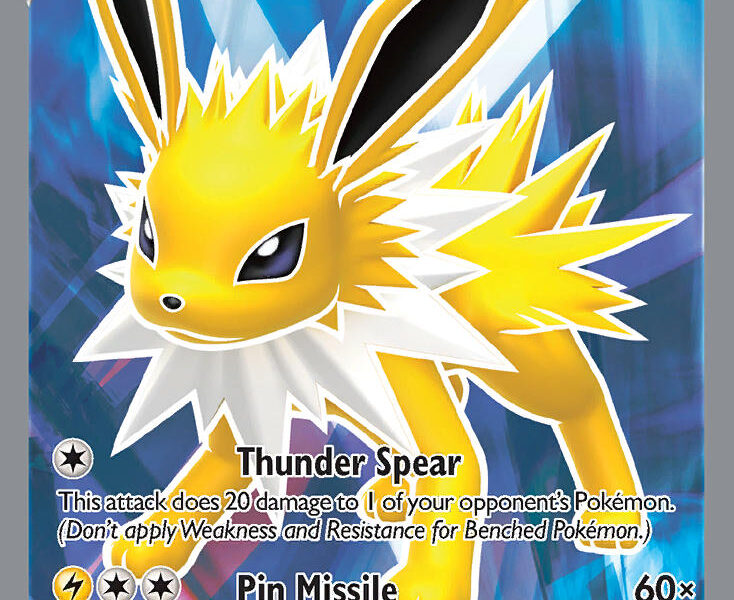 Jolteon V Pokemon Kaart