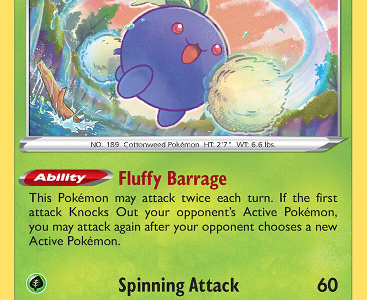 Jumpluff Pokemon Kaart