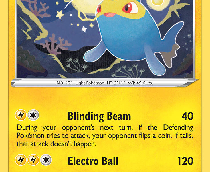 Lanturn Pokemon Kaart
