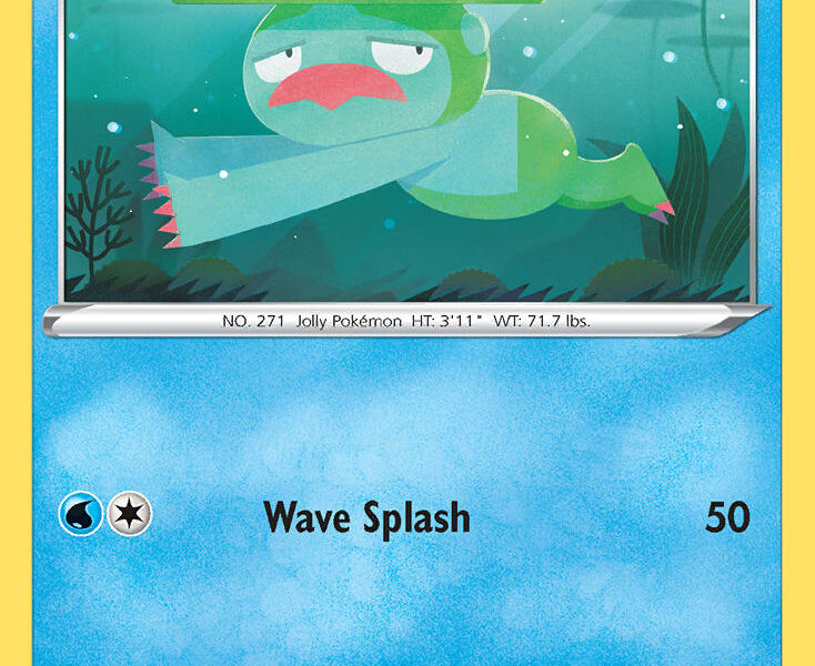 Lombre Pokemon Kaart