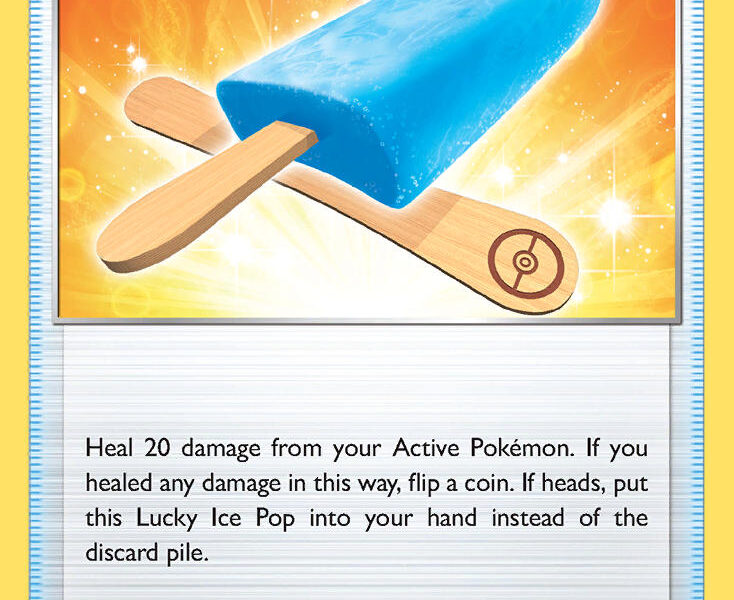 Lucky Ice Pop Pokemon Kaart