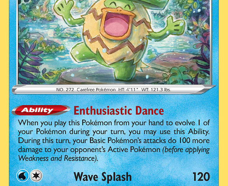 Ludicolo Pokemon Kaart