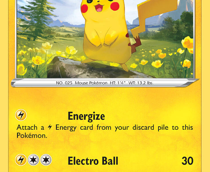 Pikachu Pokemon Kaart