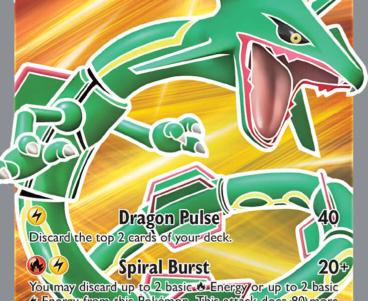 Rayquaza V Pokemon Kaart