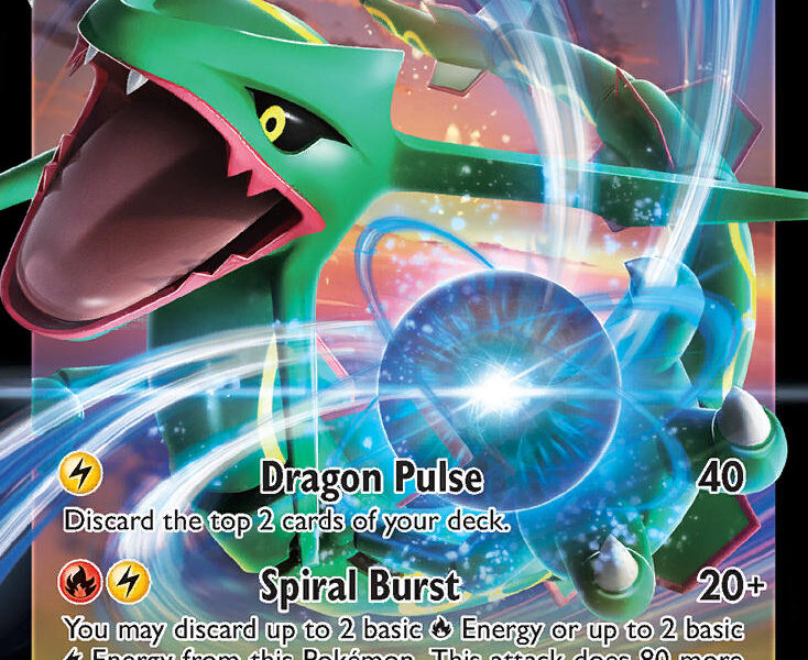 Rayquaza V Pokemon Kaart