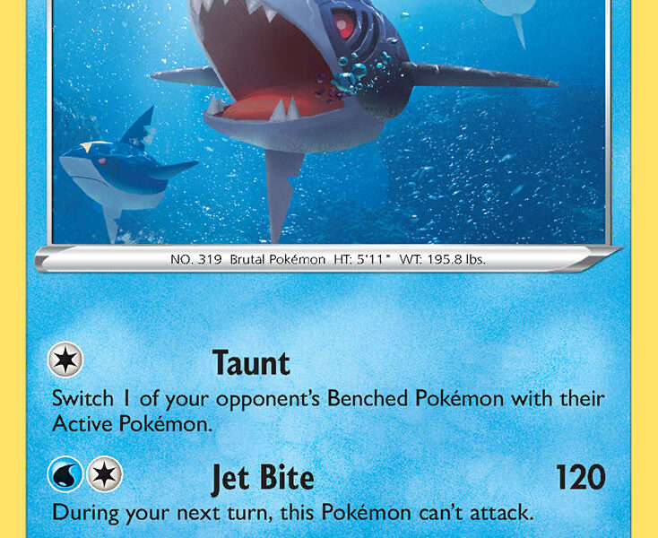 Sharpedo Pokemon Kaart