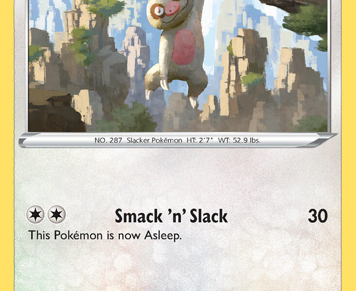 Slakoth Pokemon Kaart