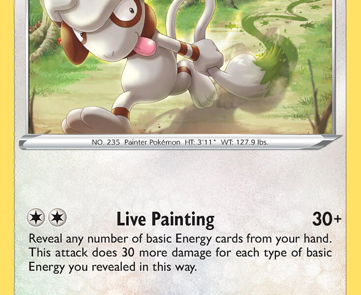 Smeargle Pokemon Kaart