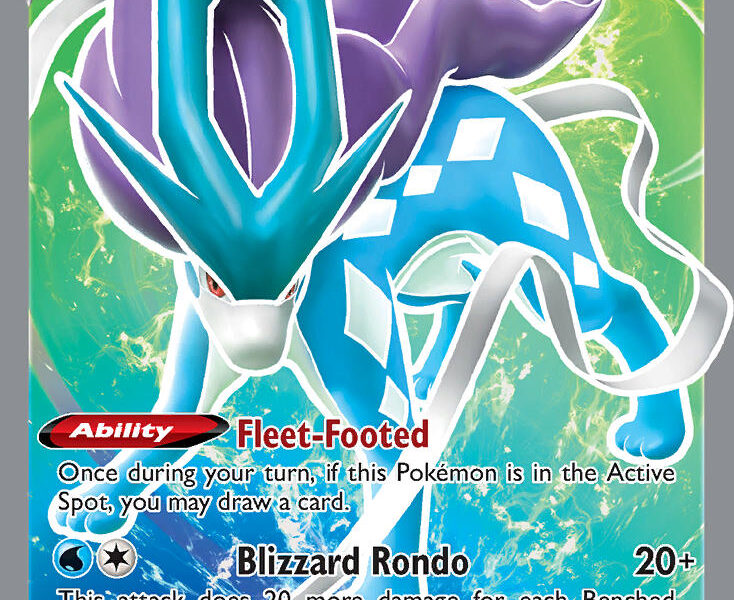 Suicune V Pokemon Kaart