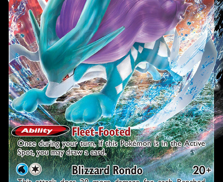 Suicune V Pokemon Kaart