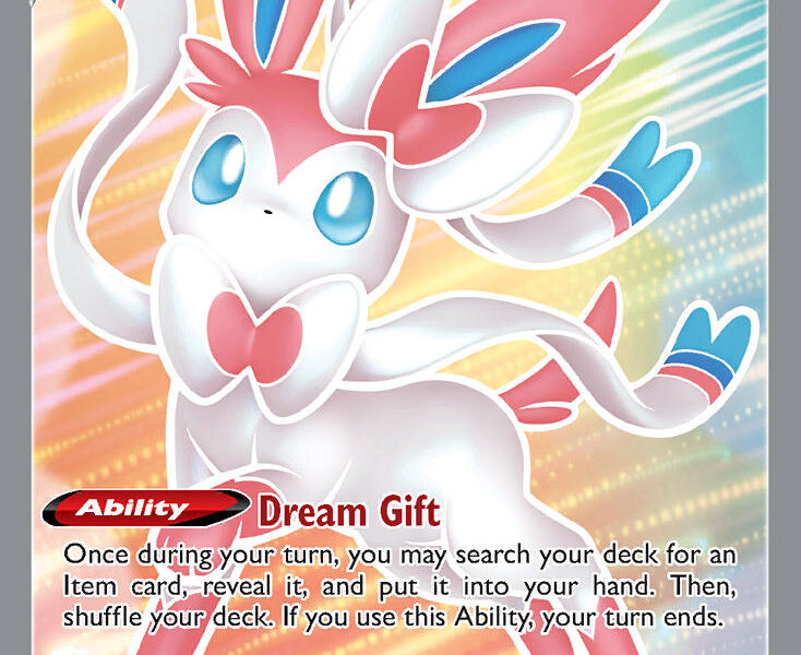 Sylveon V Pokemon Kaart