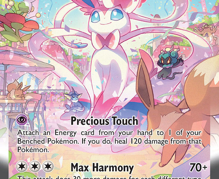 Sylveon VMAX Pokemon Kaart
