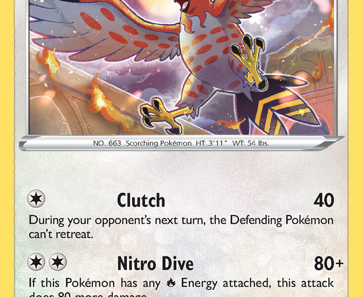 Talonflame Pokemon Kaart