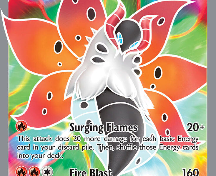 Volcarona V Pokemon Kaart