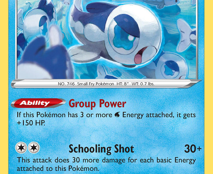 Wishiwashi Pokemon Kaart
