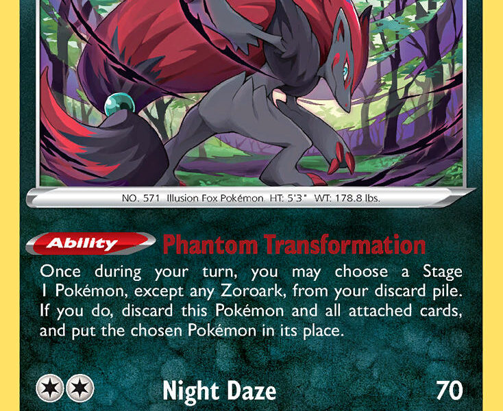 Zoroark Pokemon Kaart