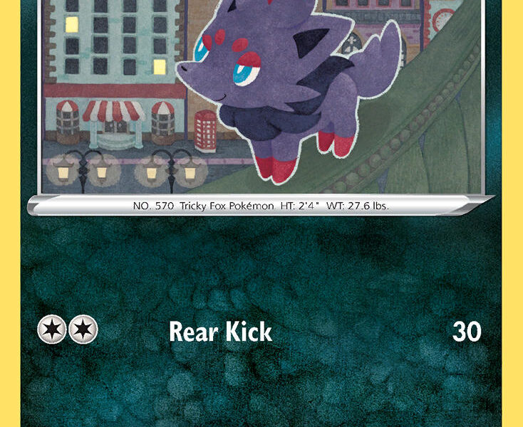 Zorua Pokemon Kaart