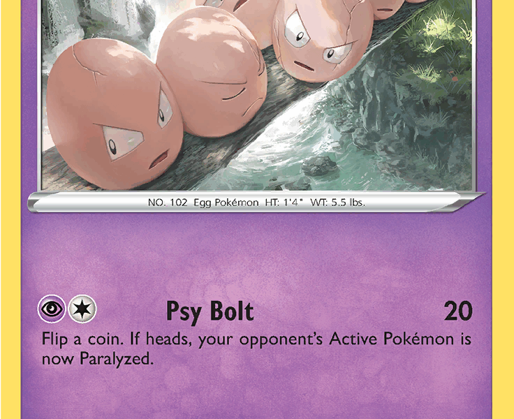 Exeggcute Pokemon Kaart