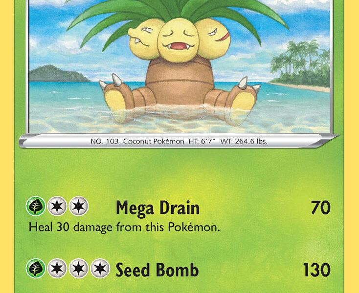 Exeggutor Pokemon Kaart