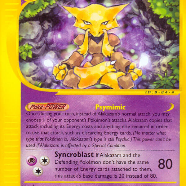 Alakazam Pokemon Kaart