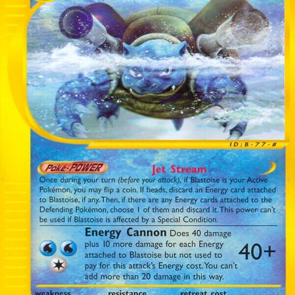 Blastoise Pokemon Kaart