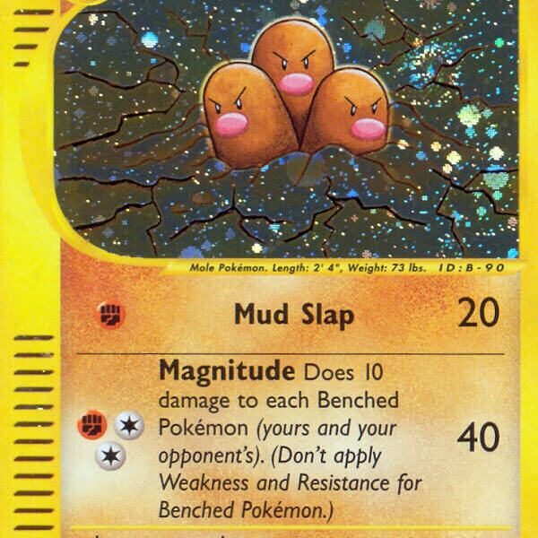 Dugtrio Pokemon Kaart