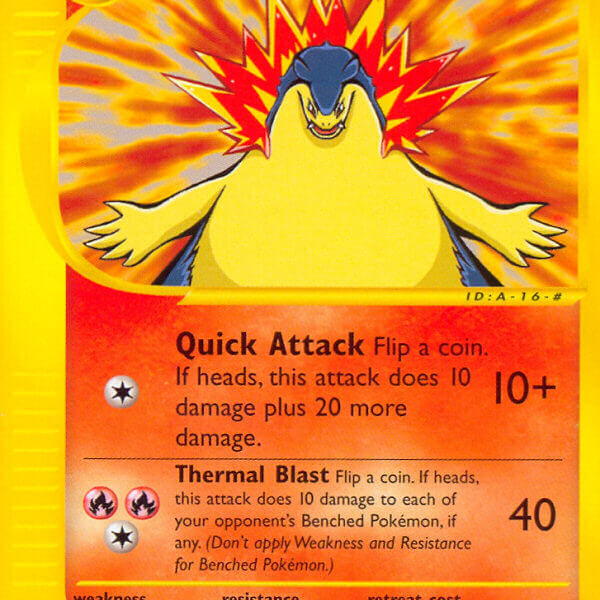 Typhlosion Pokemon Kaart