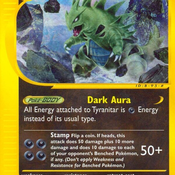 Tyranitar Pokemon Kaart
