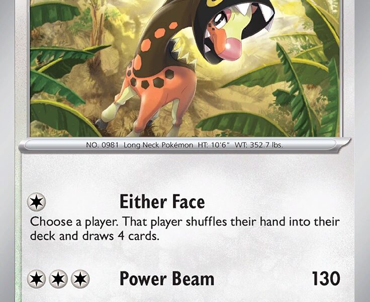 Farigiraf Pokemon Kaart