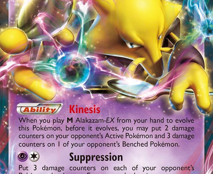 Alakazam-EX Pokemon Kaart