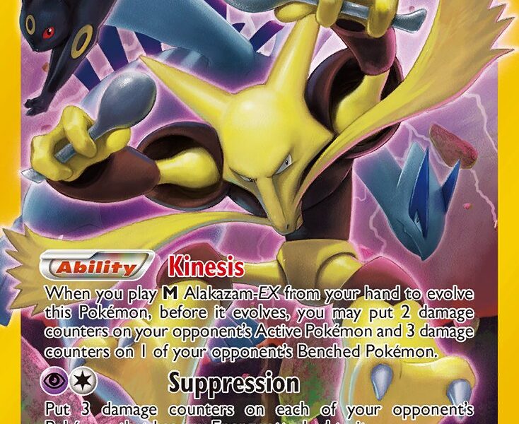 Alakazam-EX Pokemon Kaart
