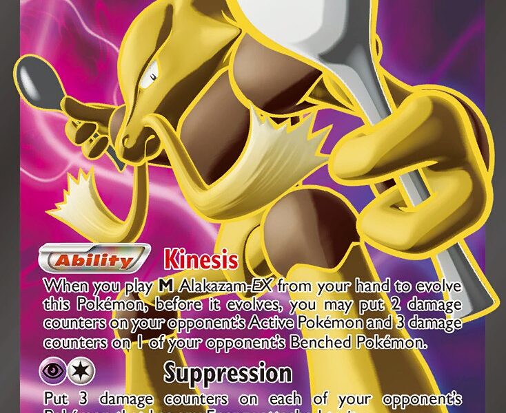 Alakazam-EX Pokemon Kaart