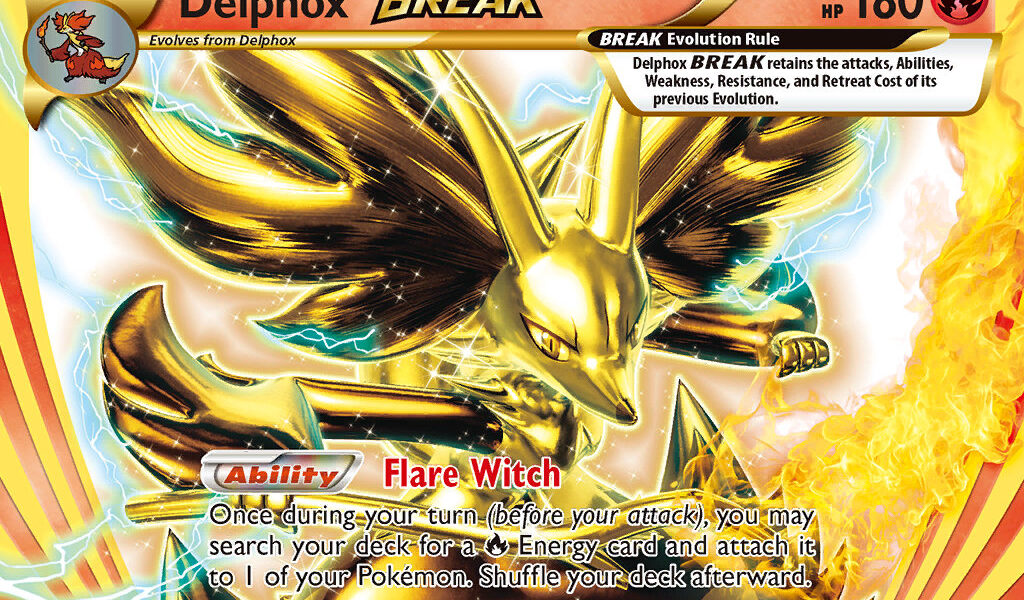 Delphox BREAK Pokemon Kaart