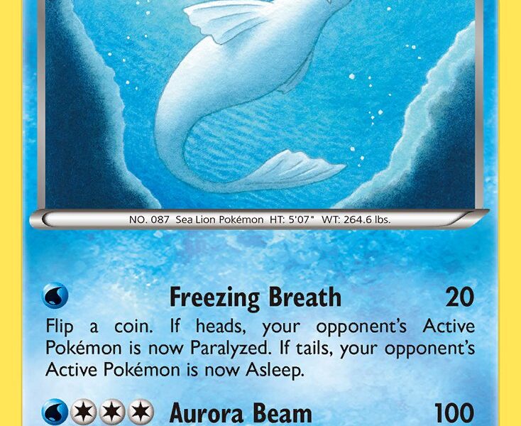 Dewgong Pokemon Kaart