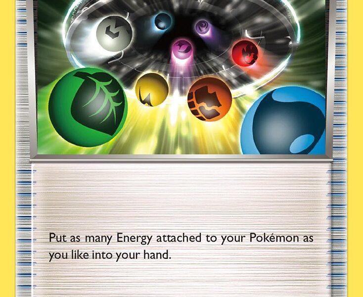Energy Reset Pokemon Kaart