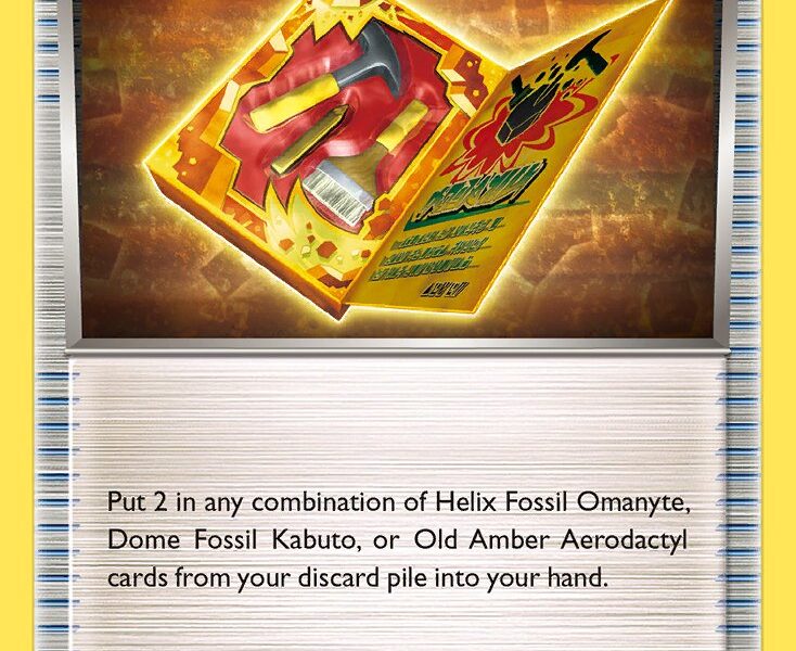 Fossil Excavation Kit Pokemon Kaart