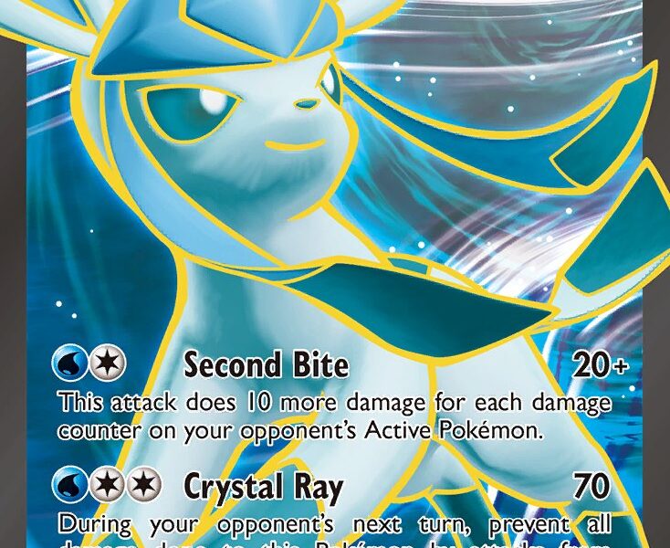 Glaceon-EX Pokemon Kaart