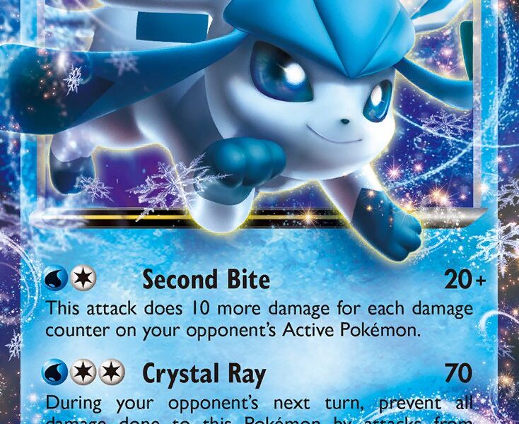 Glaceon-EX Pokemon Kaart