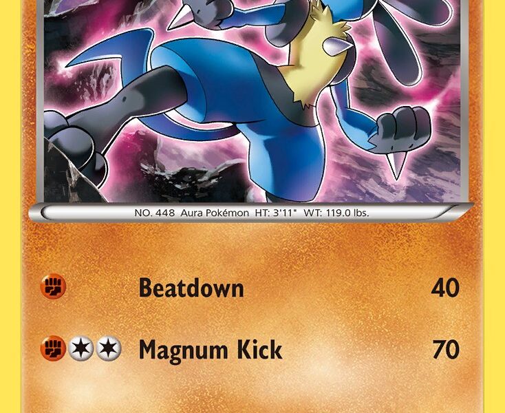 Lucario Pokemon Kaart