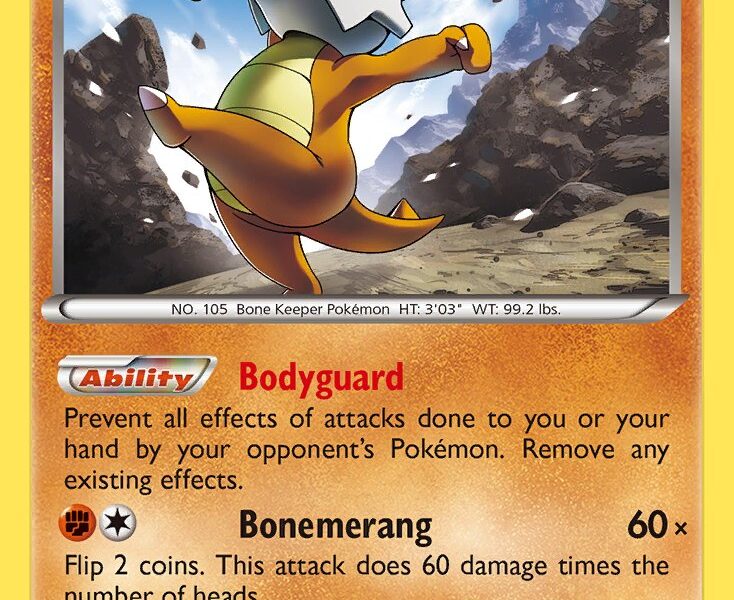 Marowak Pokemon Kaart