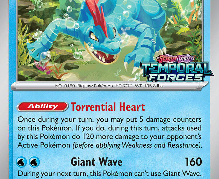 Feraligatr Pokemon Kaart